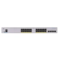 Cisco CBS350-24FP-4X Anahtar, 24x RJ45 1000Mb/s PoE, 4x SFP+, Rack Montaj, 370W - Görsel 2