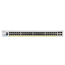 Cisco CBS350-48P-4X | Switch | 48x RJ45 1000Mb/s PoE, 4x SFP+, Rack, 370W - Zdjęcie 2