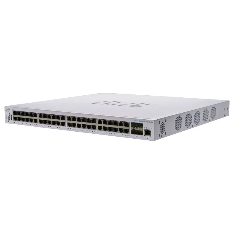 Cisco CBS350-48T-4X Anahtar, 48x RJ45 1000Mb/s, 4x SFP+, Rack - Görsel 2