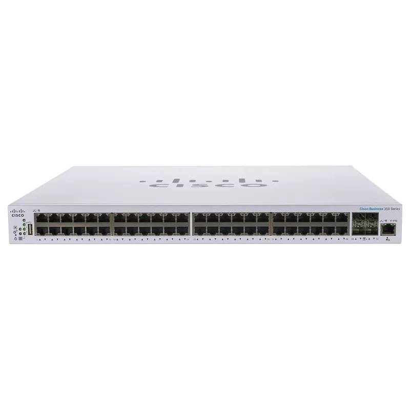 Cisco CBS350-48T-4X Anahtar, 48x RJ45 1000Mb/s, 4x SFP+, Rack - Görsel 3