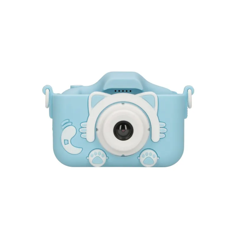 Extralink Kids Camera H27 Single Niebieski | Aparat cyfrowy | 1080P 30fps, wyświetlacz 2.0" - Zdjęcie 3