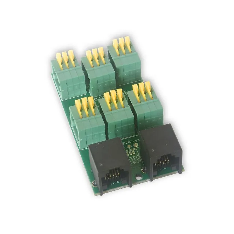 Scheda di estensione TINYCONTROL TB2, 1-WIRE, I2C, per Controller LAN V3.5