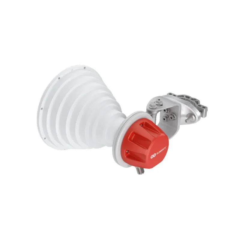RF ELEMENTS HORN ANTENA SIMÉTRICA DE 30 GRAUS CLASSE CARRIER, 5GHZ, 18DBI, HG3-CC-S30