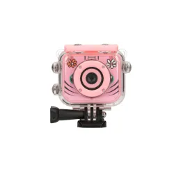 Câmara Extralink Kids H18 Rosa, 1080P 30fps, IP68, Tela de 2.0" - Imagem 3