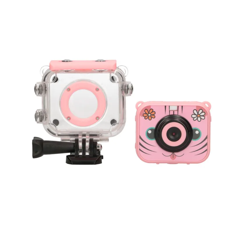 Cámara Extralink Kids H18 Rosa, 1080P 30fps, IP68, Pantalla de 2.0" - Imagen 8