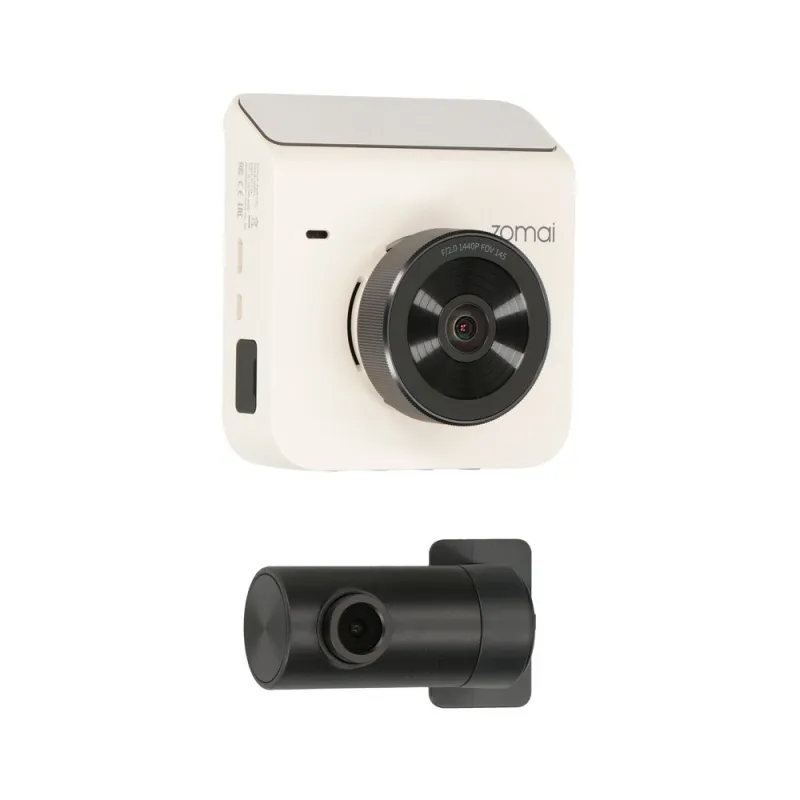 Recorder per auto 70mai Dash Cam A400 + RC09 Bianco, risoluzione 1440p + 1080p, GPS, WiFi - Immagine 2