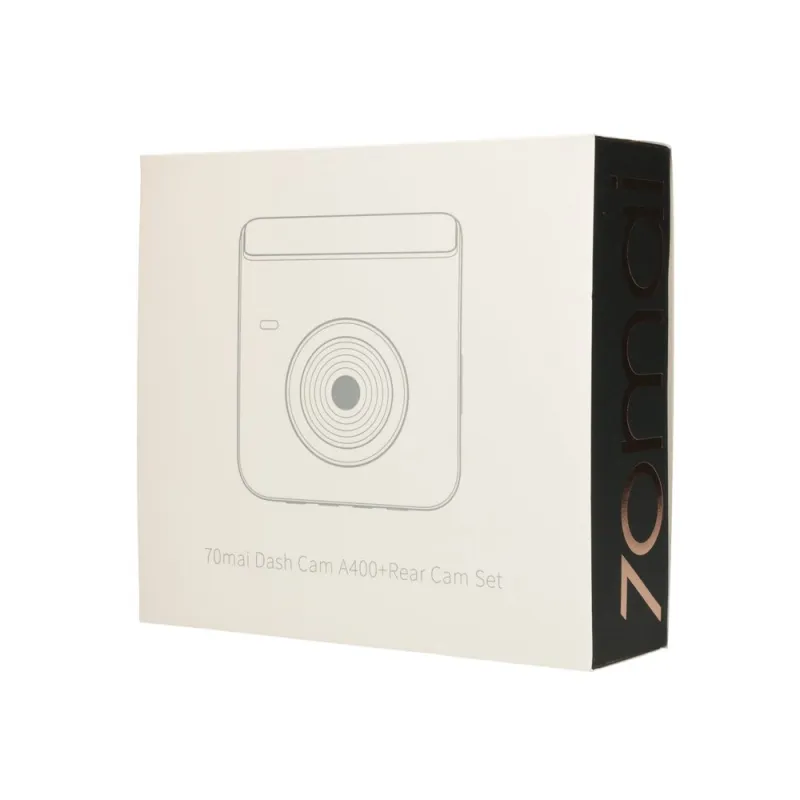 Grabador de coche 70mai Dash Cam A400 + RC09 Blanco, Resolución 1440p + 1080p, GPS, WiFi - Imagen 8