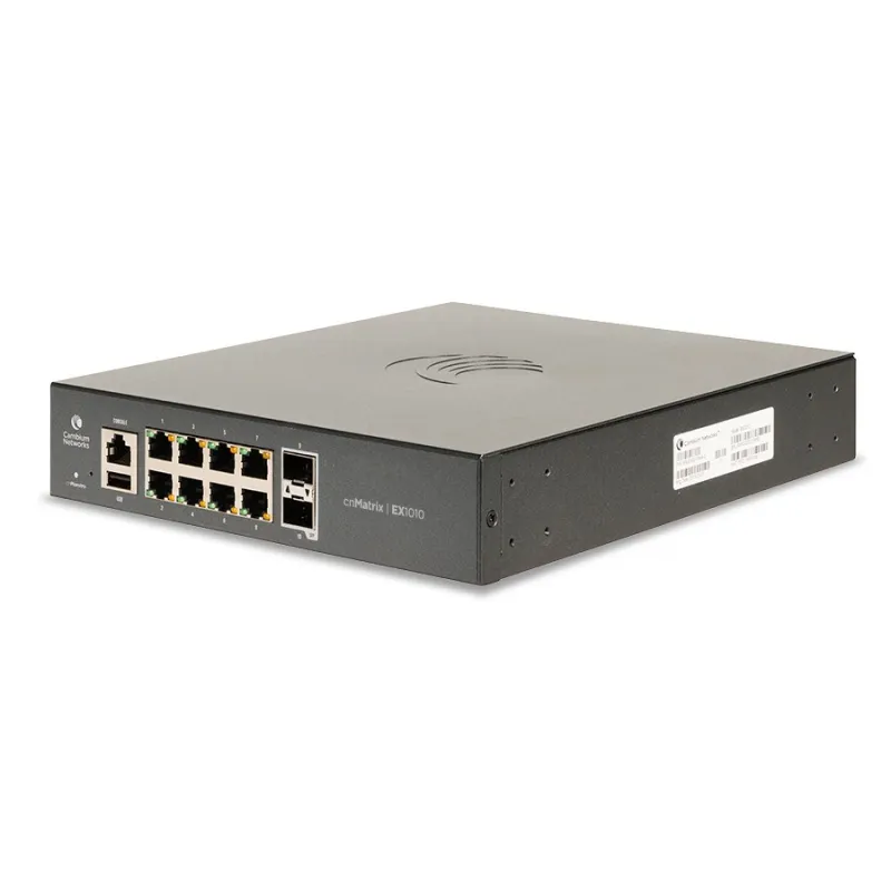 Switch Cambium cnMatrix EX1010, 8x RJ45 1000Mb/s, 2x SFP