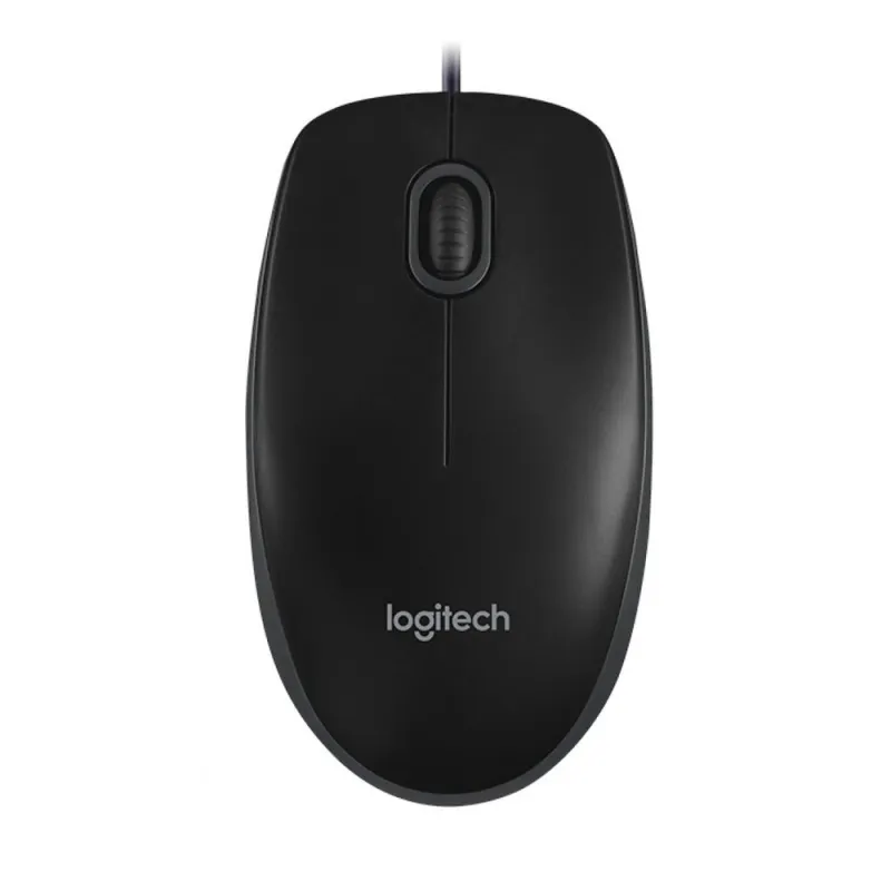 Mouse ottico Logitech B100 Nero, 800 DPI, USB, 1.8m