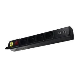 Orvaldi ORV-4PL z USB2.0 | Listwa zasilająca |...