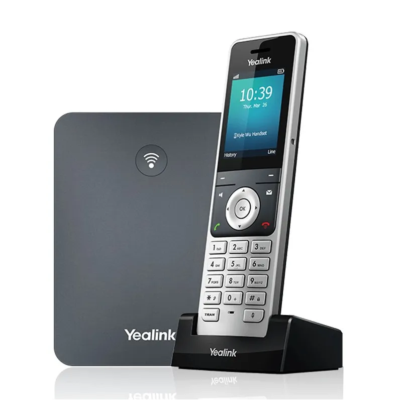 Teléfono VoIP DECT Yealink W76P, 1x RJ45 100Mb/s, Pantalla, PoE