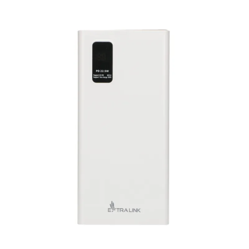 Extralink EPB-067W Powerbank 10000mAh Weiß, Schnelles Laden, USB-C - Bild 5