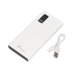 Extralink EPB-067W Powerbank 10000mAh Weiß, Schnelles Laden, USB-C - Bild 8