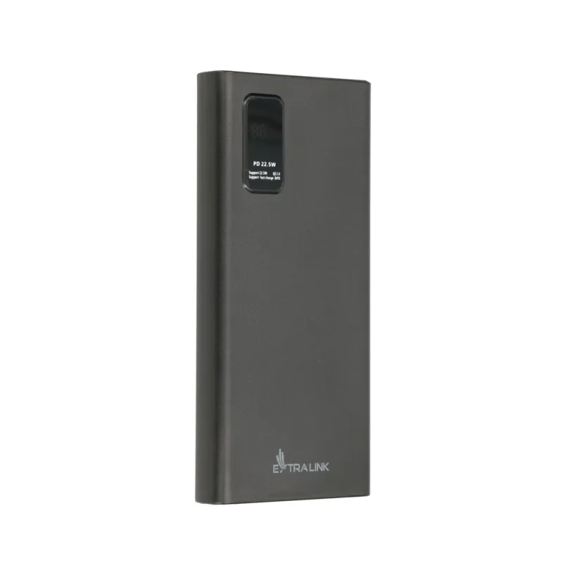 Power Bank Extralink EPB-067B 10000mAh Nero, Carica Veloce USB-C - Immagine 4