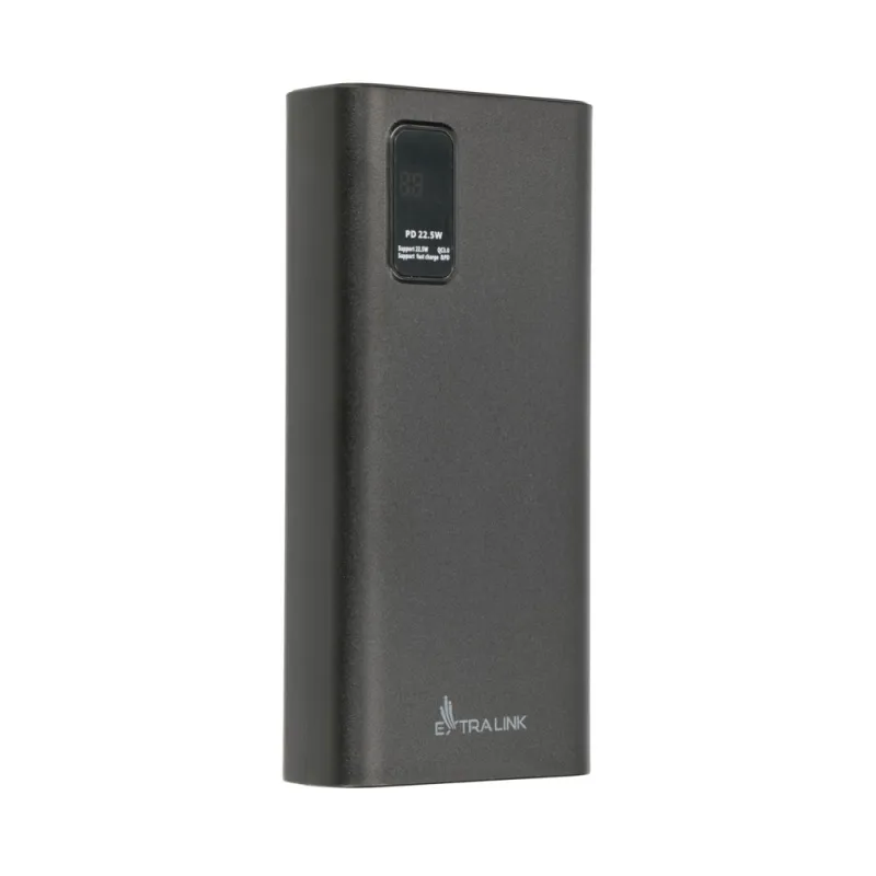 Power Bank Extralink EPB-068 20000mAh Negro, Carga Rápida, USB-C - Imagen 4