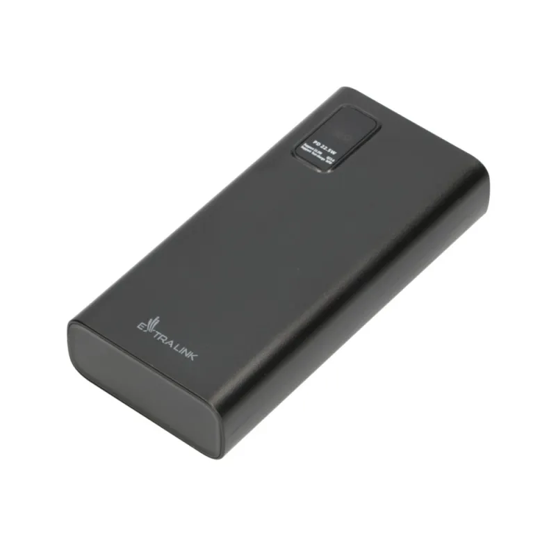 Power Bank Extralink EPB-068 20000mAh Preto, Carregamento Rápido, USB-C - Imagem 9