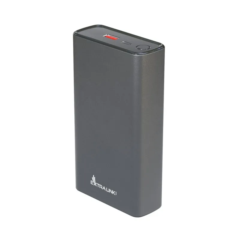 Extralink EPB-126 20000mAh Srebrny | Powerbank | Power bank, 45W PD, USB-C - Zdjęcie 4