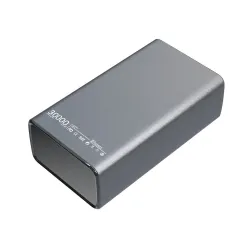 Power Bank Extralink EPB-127 30000mAh, Plata, 65W PD, USB-C - Imagen 3
