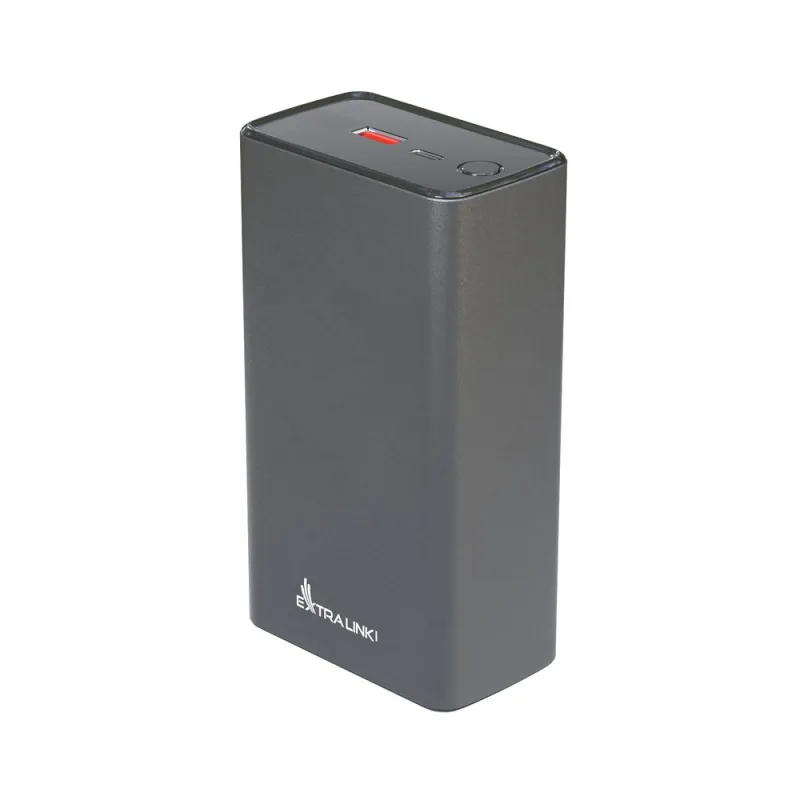 Power Bank Extralink EPB-127 30000mAh, Prata, 65W PD, USB-C - Imagem 4