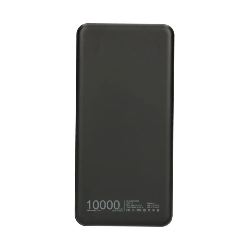 Extralink EPB-078B 10000mAh Czarny | Powerbank | Power bank, USB-C - Zdjęcie 6