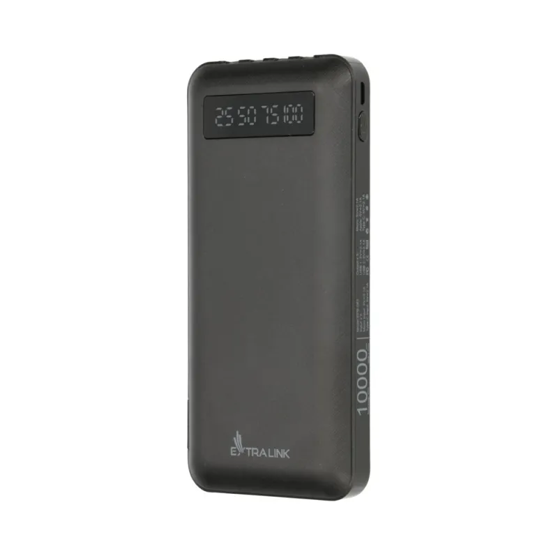 Extralink EPB-083 Powerbank 10000mAh Schwarz, Tragbares Ladegerät, USB-C - Bild 3
