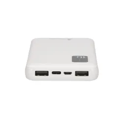 Extralink EPB-098W 10000mAh Biały | Powerbank | Power bank, USB-C - Zdjęcie 6
