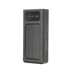 Power Bank Extralink EPB-092 20000mAh Nero, Power Bank Solare, USB-C - Immagine 3