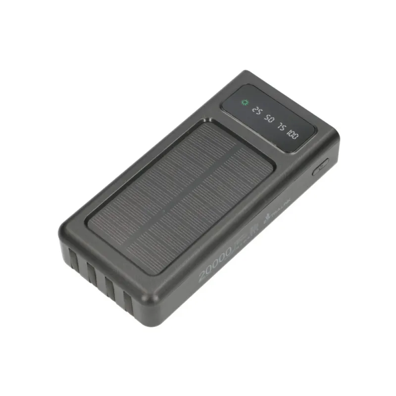 Power Bank Extralink EPB-092 20000mAh Preto, Power Bank Solar, USB-C - Imagem 9