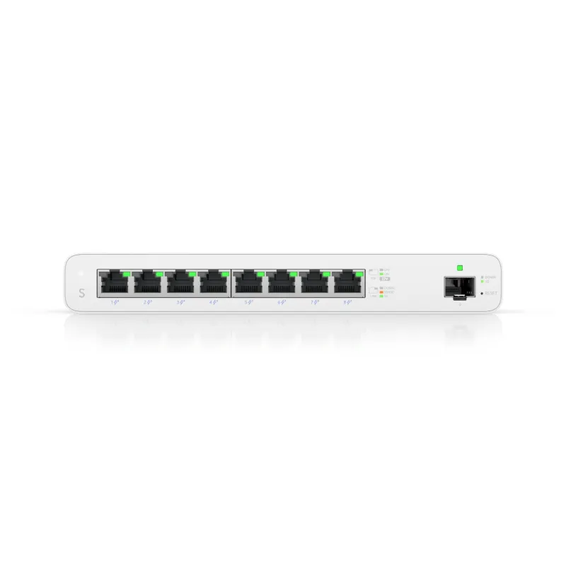 Ubiquiti UISP-S-EU Switch, MicroPoP, 8x RJ45 1000Mb/s, 1x SFP, 110W - Bild 2