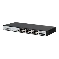 Switch PoE Extralink Chiron Pro, 24x RJ45 1000Mb/s PoE, 4x SFP+, L3, Gestito, 370W - Immagine 4