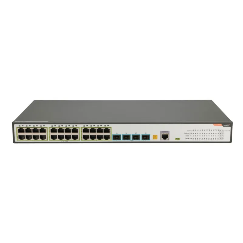 Коммутатор Fiberhome S4820-28T-X-PE-AC, 24x RJ45 1000Mb/s PoE, 4x SFP+ - Изображение 2