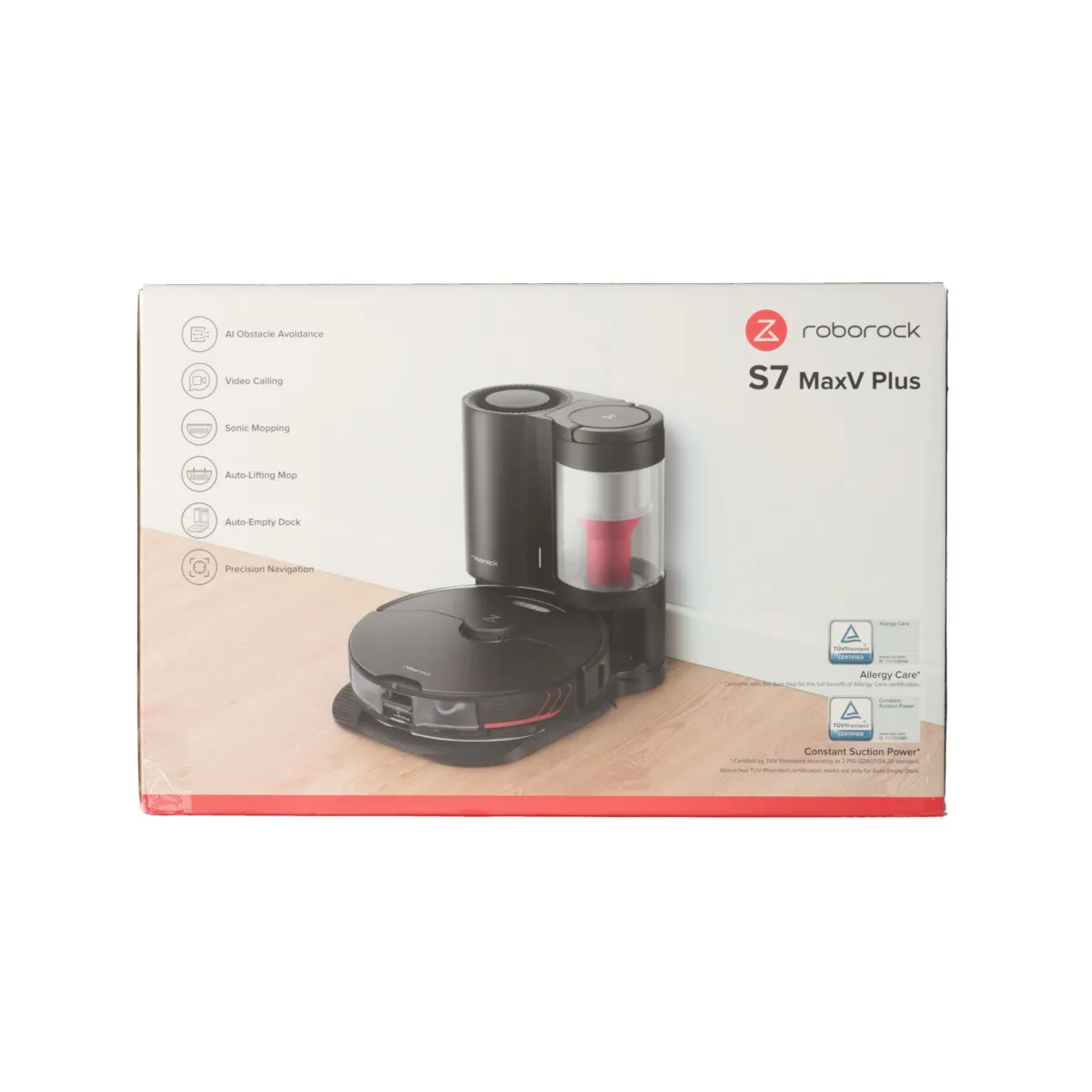 Roborock S7 MaxV Plus Black Smart Vacuum Cleaner