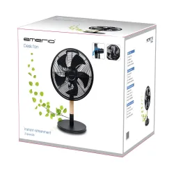 Ventilador Emerio FN-114499.2 Negro, 30cm, 3 Ajustes de Velocidad - Imagen 2