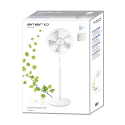Emerio FN-114474 White Standing Fan, 40cm, 3 Speed Settings - Image 2