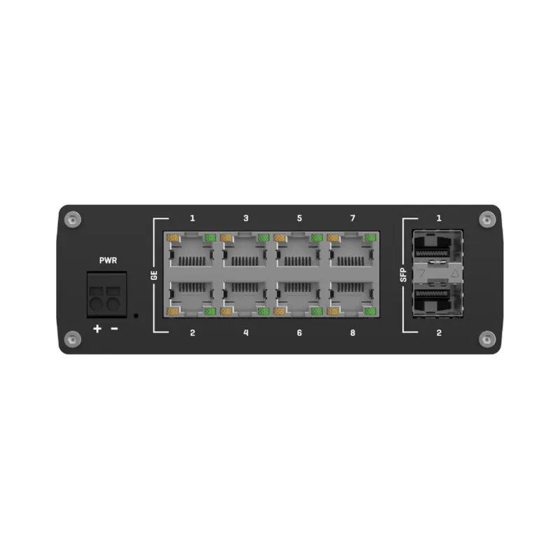 Teltonika TSW210 | Switch | 8x RJ45 1000Mb/s, 2x SFP - Zdjęcie 4