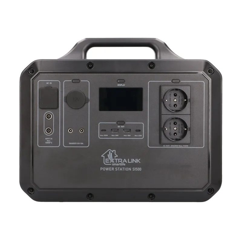 Estación de Energía Extralink Power Ranger EPS-S1500F Sustituto de Jackery, Bluetti, Ecoflow, 1568 Wh, 1500W, LiFePO4 - Imagen 2