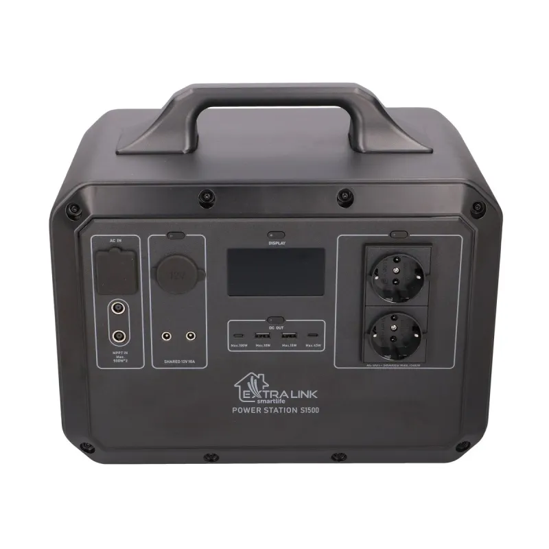 Estación de Energía Extralink Power Ranger EPS-S1500F Sustituto de Jackery, Bluetti, Ecoflow, 1568 Wh, 1500W, LiFePO4 - Imagen 6