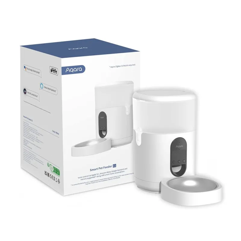 Aqara Akıllı Evcil Hayvan Mama Dağıtıcı C1, Zigbee 3.0, 4L Kapasite - Görsel 2