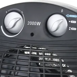 Calefactor de ventilador Emerio FH-106737.2 Negro, 2000W - Imagen 2