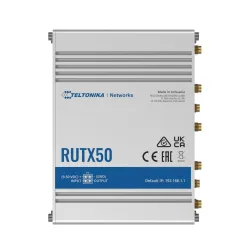 Teltonika RUTX50 | Profesjonalny przemysłowy router | 5G, Wi-Fi 5, Dual SIM, 5x RJ45 1000Mb/s - Zdjęcie 2
