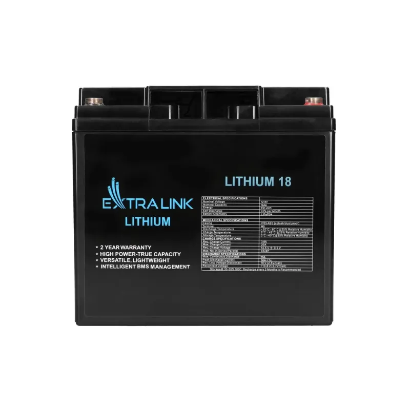 Extralink LiFePO4 Akku 18AH, 12.8V, BMS - Bild 3