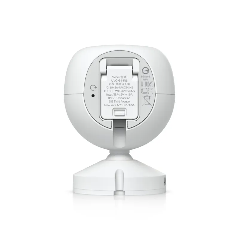Cámara IP Ubiquiti UVC-G4-INS-EU, Cámara G4 Instant, 2K HD, 30 FPS, IPX5, WiFi, Bluetooth - Imagen 5