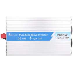 Auto Měnič Napětí Extralink OPIP-2000W, 12V, 2000W Čistá Sinusoida - Obrázek 5
