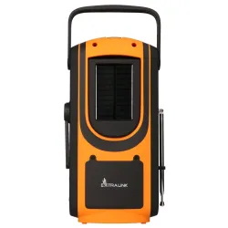 Пауэрбанк Extralink Power Ranger EPS-6000, 6000mAh, FM-радио, LED-лампа, динамо, солнечная панель - Изображение 3