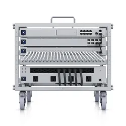 Ubiquiti Mobil Rack Stand U-Rack-6U-TL, 6U, 24 Port Patch...