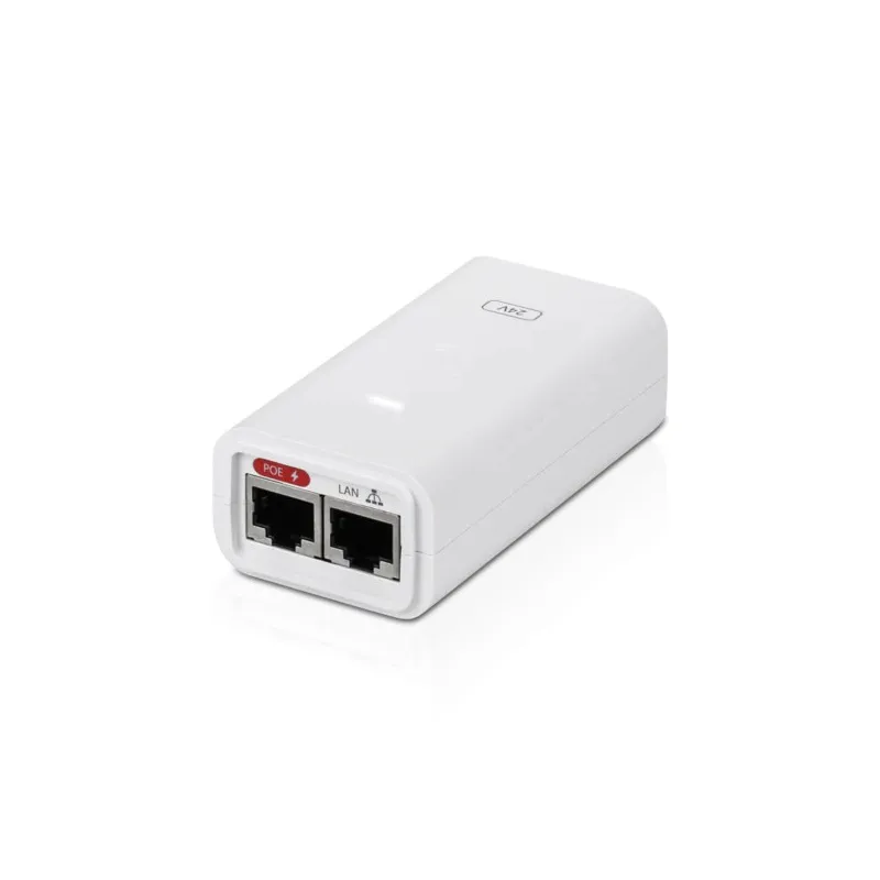 Ubiquiti POE-24-12W-G-WH PoE Power Supply, 24V, 0.5A, 12W, Gigabit - Image 2