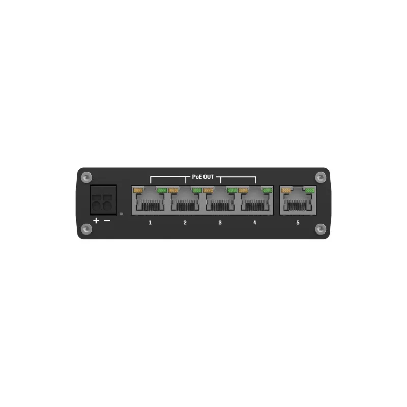 Switch PoE+ Teltonika TSW101, 5x RJ45 1000Mb/s, 4x PoE+, 60W - Obrázek 4