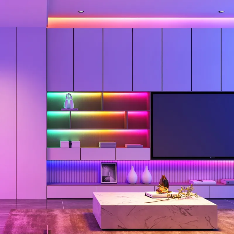 Fita LED Govee H618C Basic 10m, Wi-Fi, Bluetooth, RGBIC - Imagem 5
