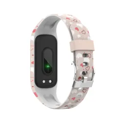 Denver BFK-312P Pembe Çocuk Fitness Bilekliği, Kalp Atış Hızı Sensörü ve Renkli Ekran - Görsel 3