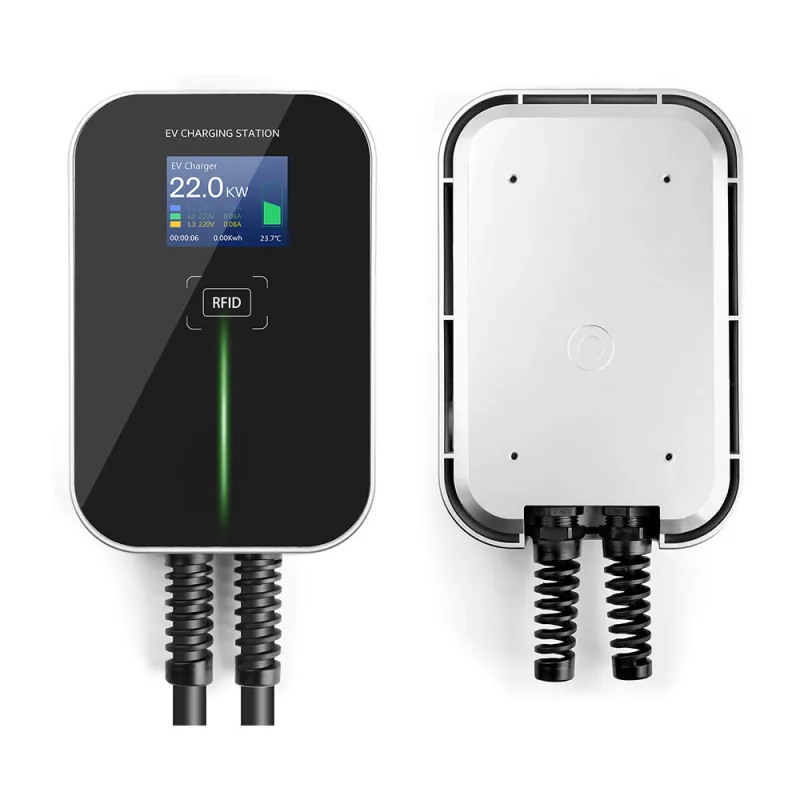 Extralink BS20-BC-22kW-RFID Typ 2 Elektroauto-Ladegerät 32A 22kW, 3 Phasen, LCD-Bildschirm, 6,1m - Bild 3